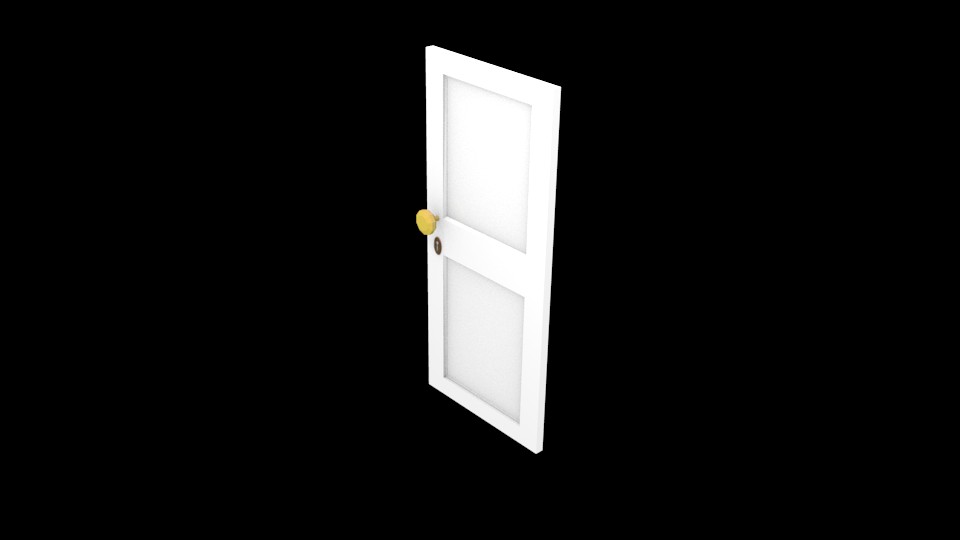 Simple white inside door preview image 1